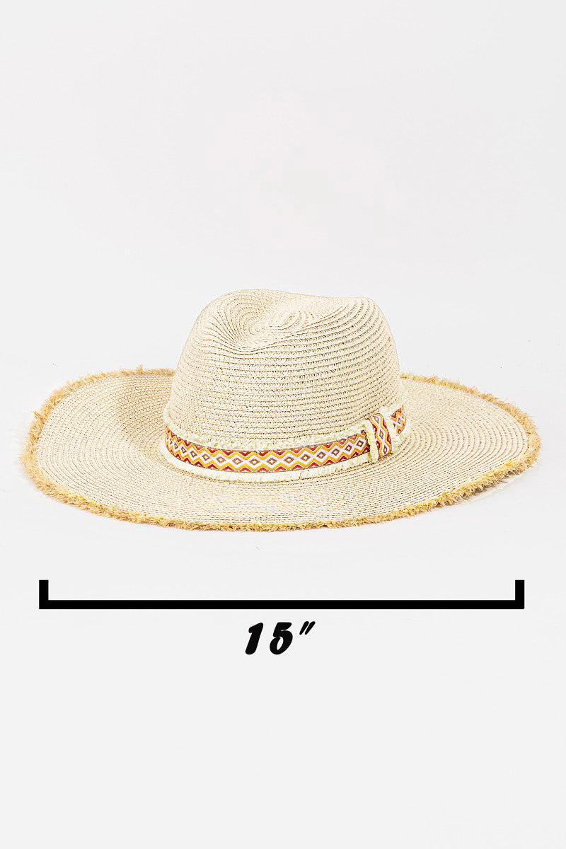 Geometric Hem Hat