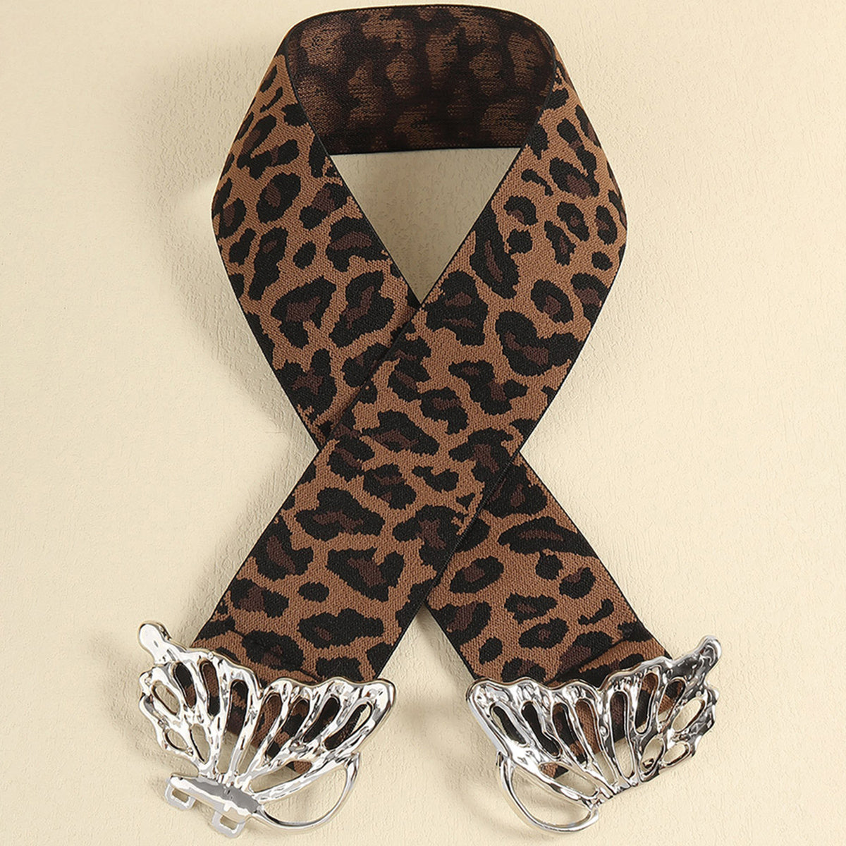 Butterfly Buckle Elastic Belt
