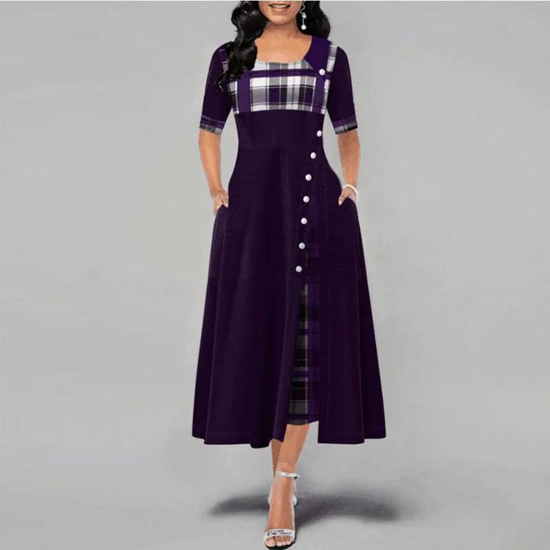 (FS) Plaid Maxi Dress
