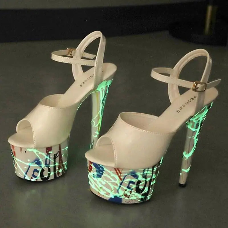 "Glow with Me" Stilettos