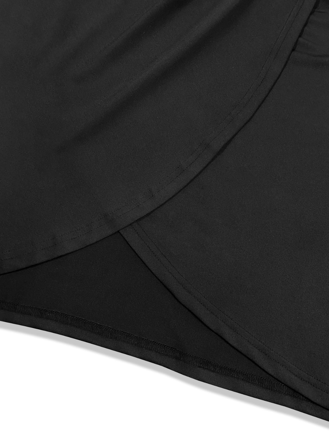 (PS) Twisted Shoulder Midi Dress