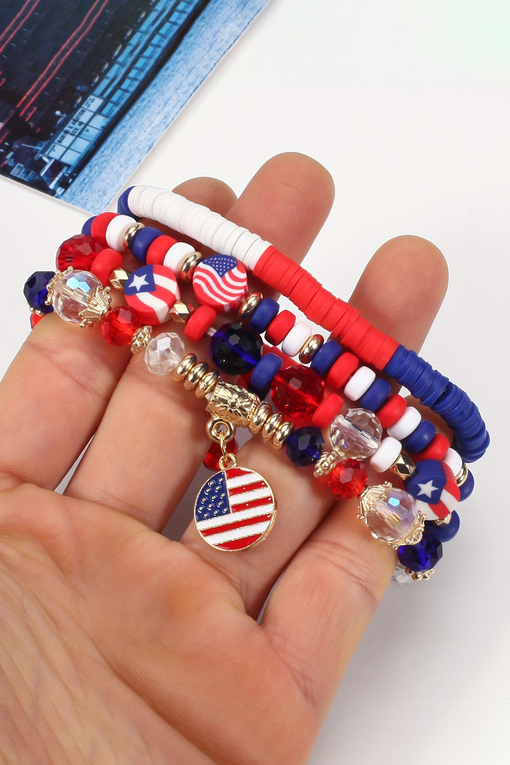 Flag Multilayered Bracelet