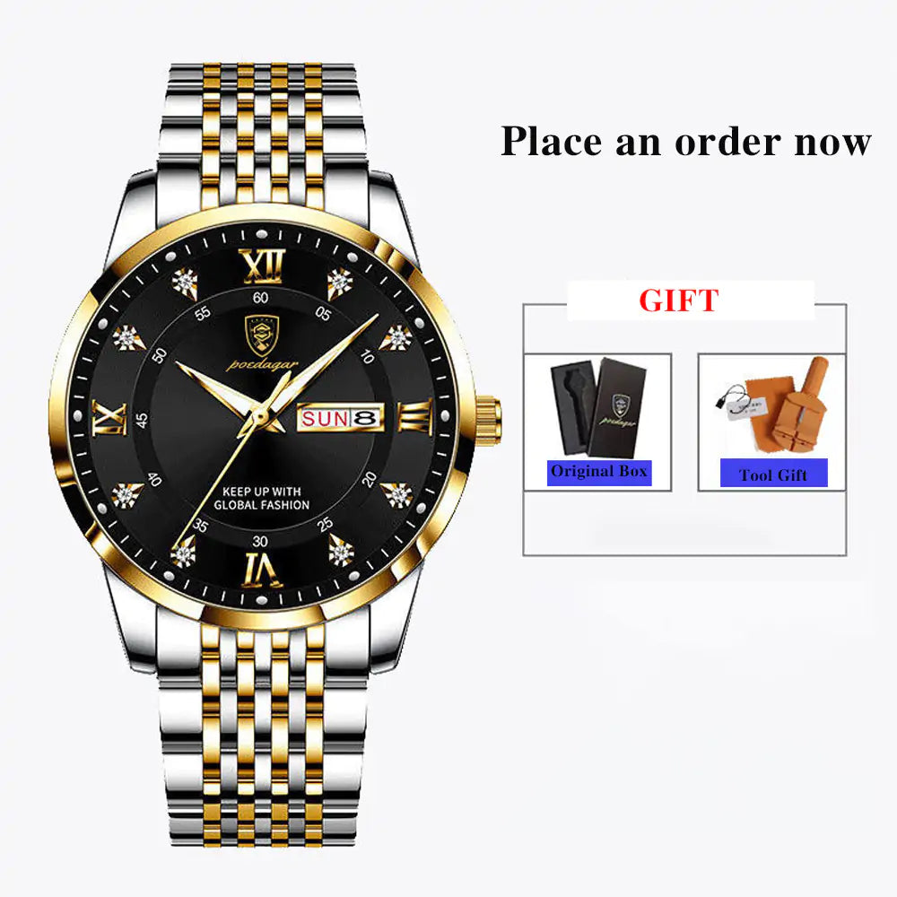 Sleek Stainless Steel Watch