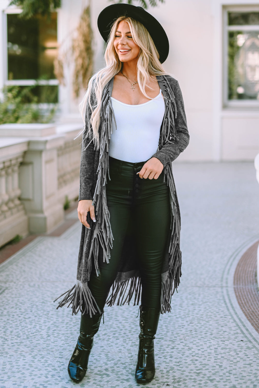 Fringe Detail Cardigan
