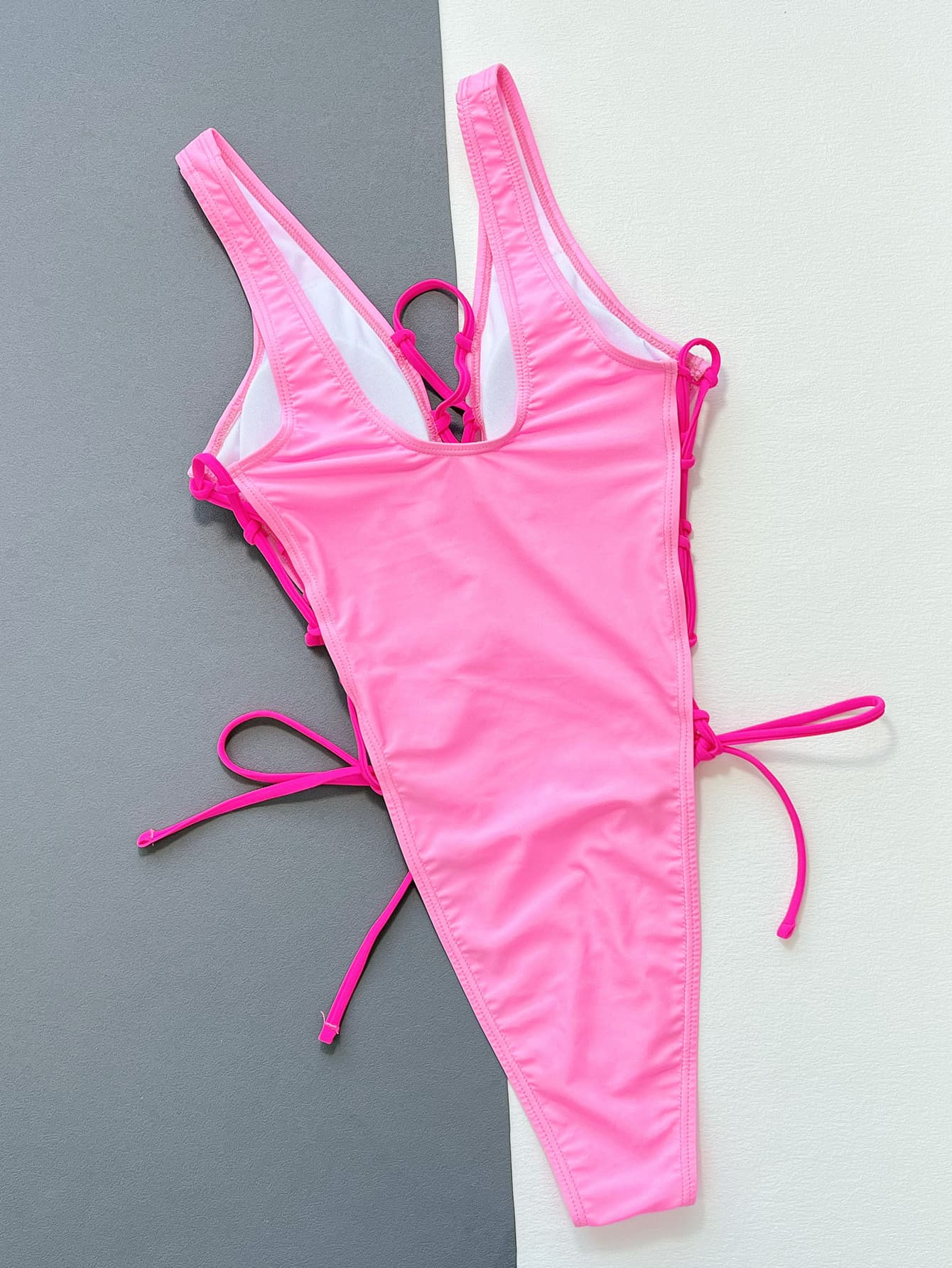 Deep V One-Piece Swimsuit