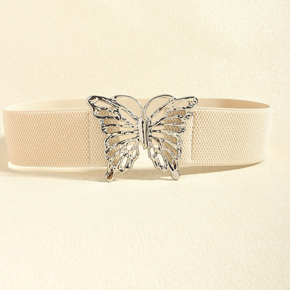 Butterfly Buckle Elastic Belt