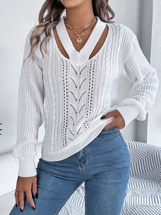 Cutout Sweater