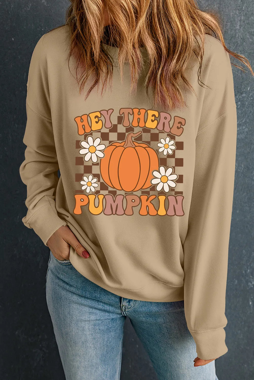 Pumpkin Graphic Sweatshirt