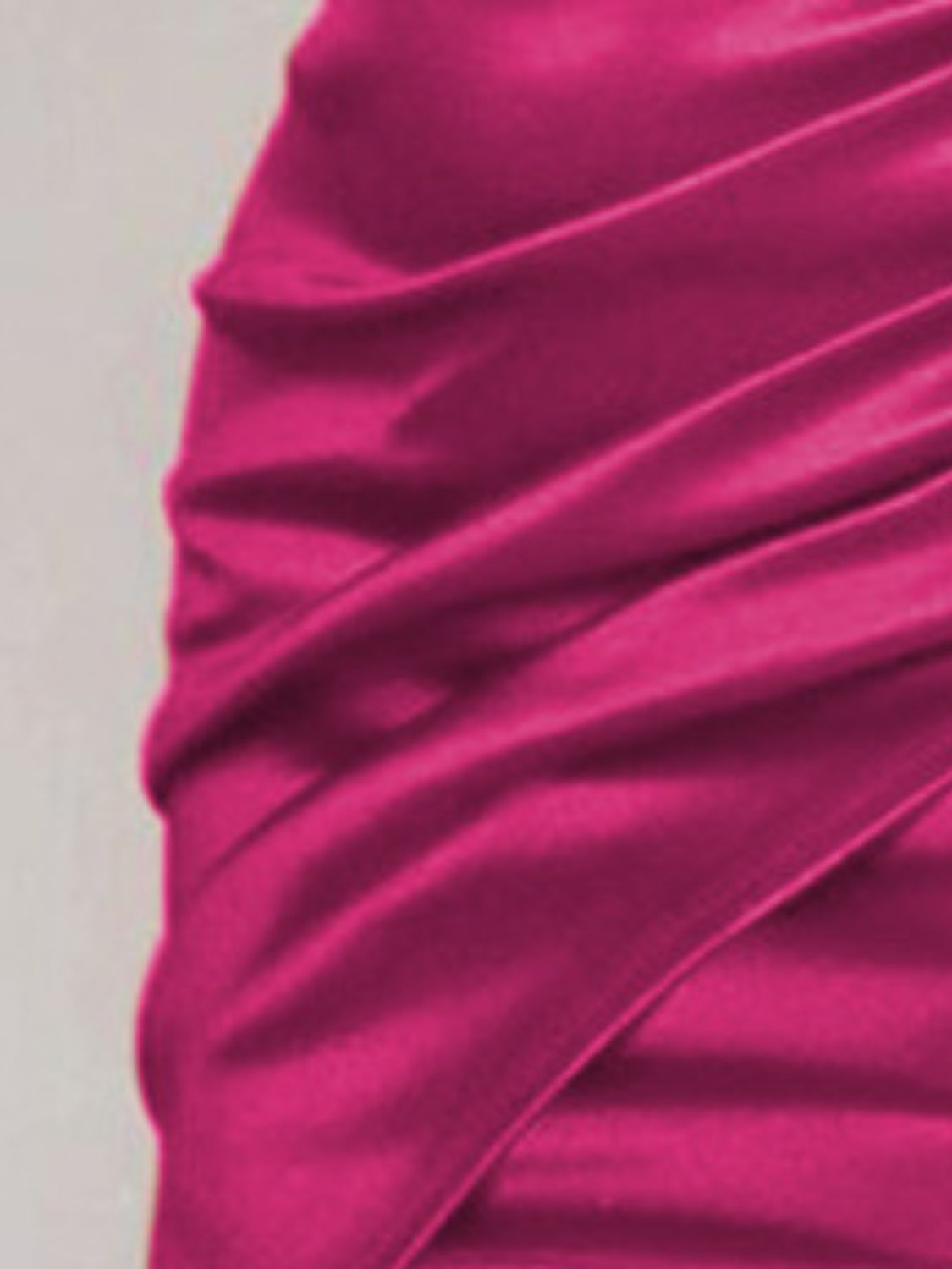 Ruched Wrap Dress