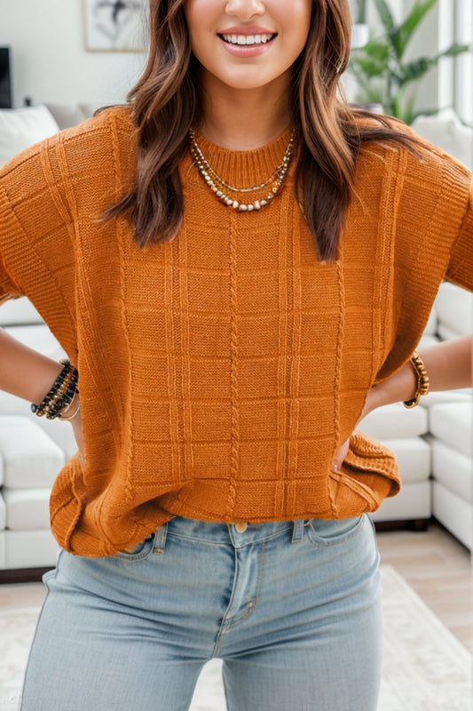 Cap Sleeve Sweater