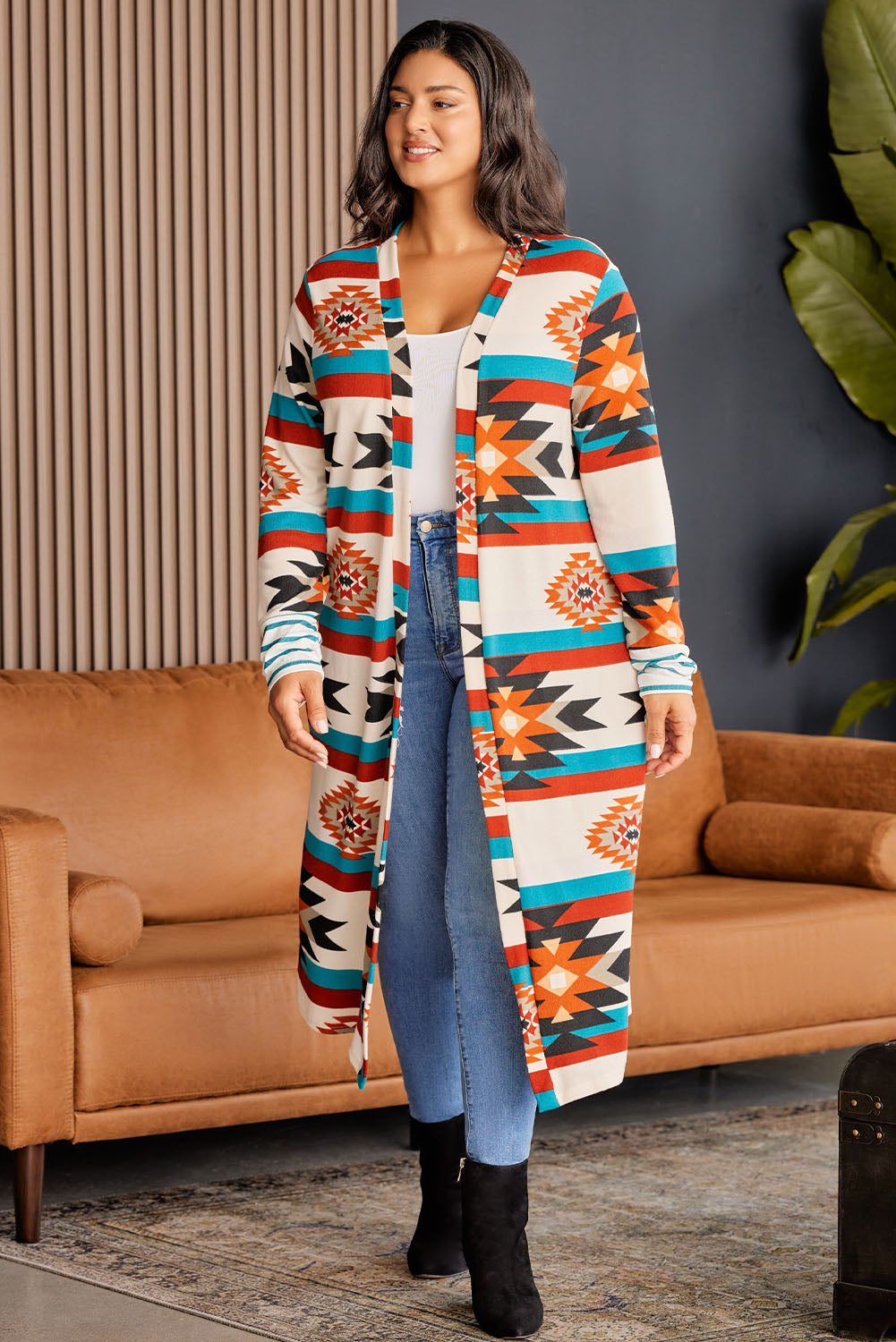 (PS) Geometric Cardigan