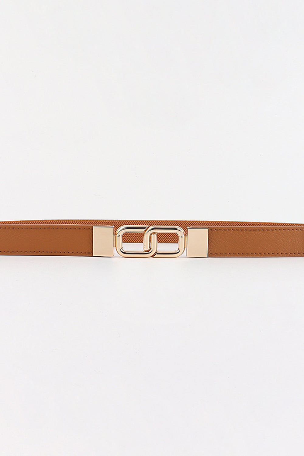 Geometric Double Buckle Belt
