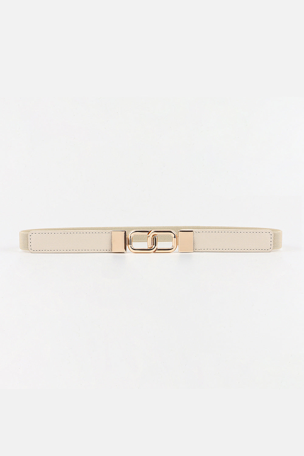 Geometric Double Buckle Belt