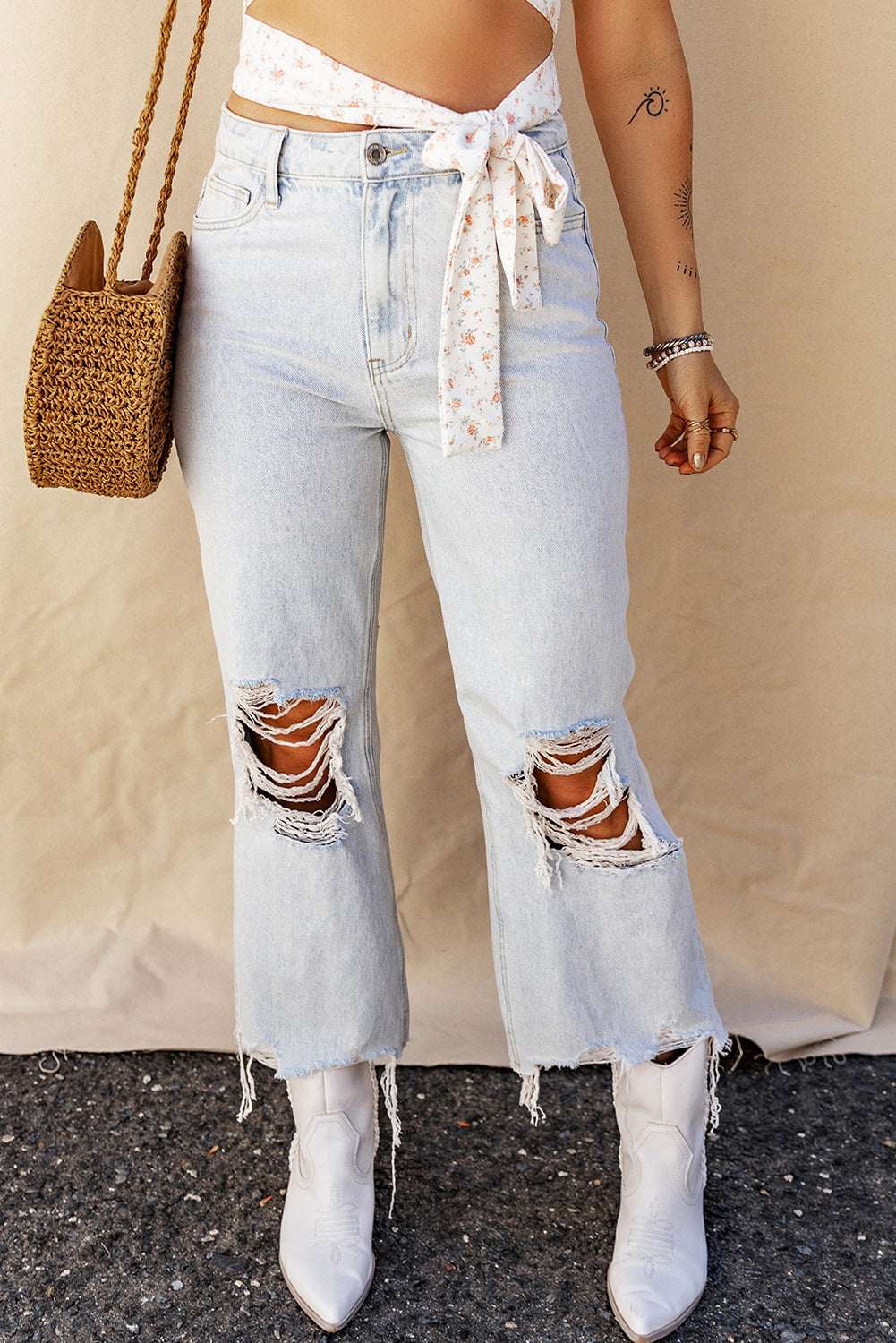 Distressed Jeans