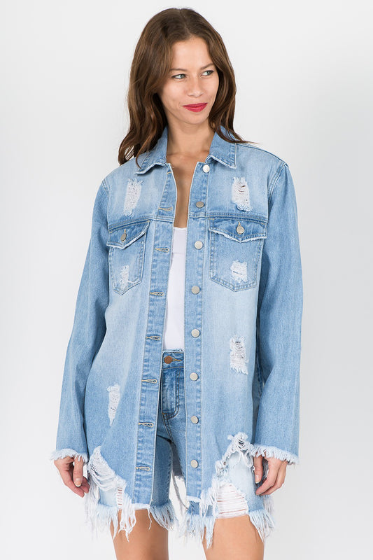 The Light Blue Denim Jacket