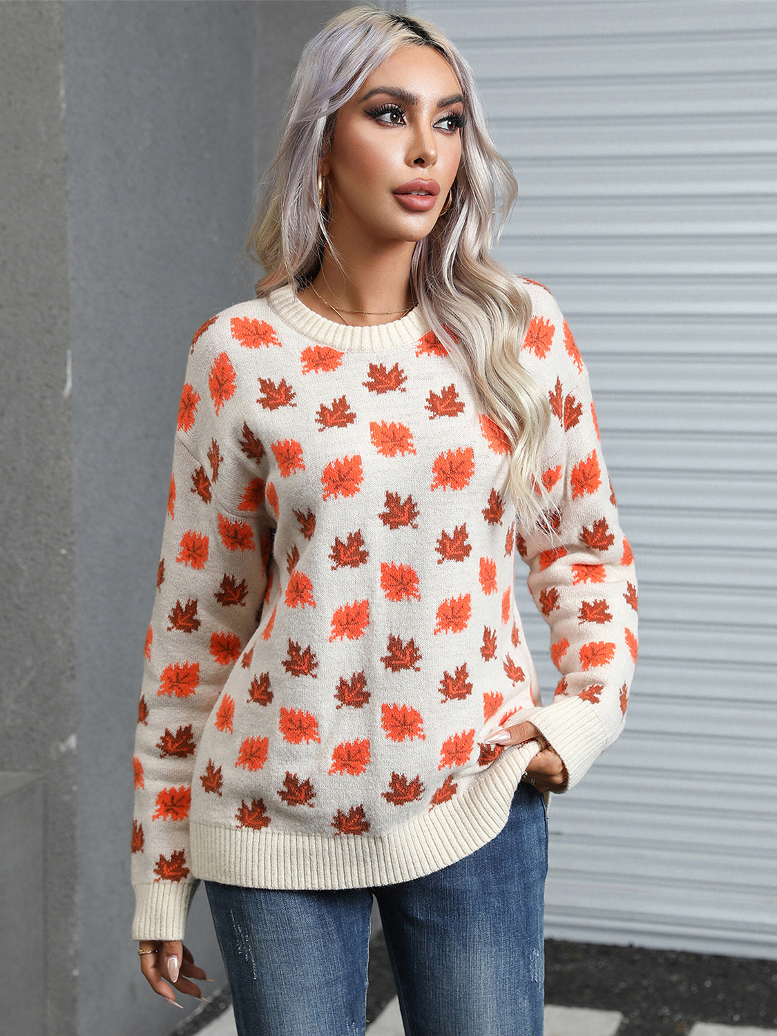 Maple Leaf Sweater
