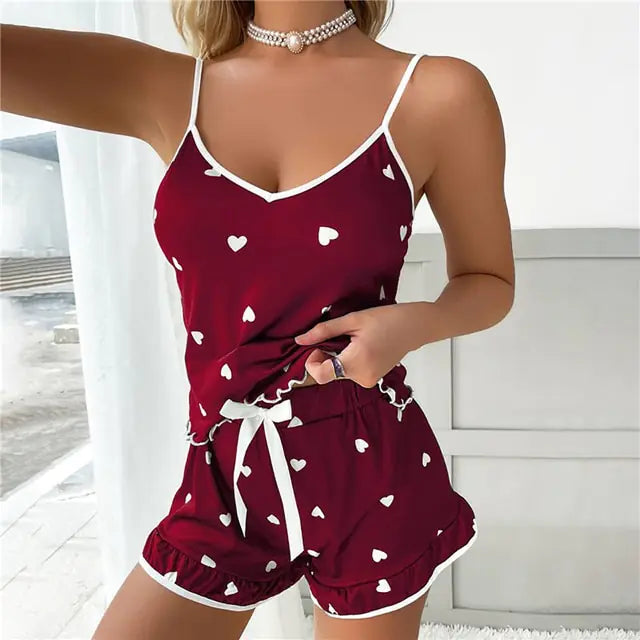 Printed Pajama Set
