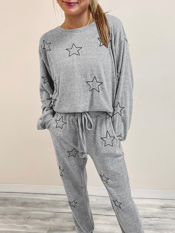Star Top & Pants Lounge Set