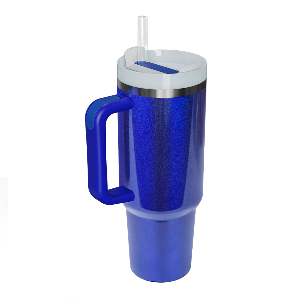 Tumbler w/ Handle & Straw