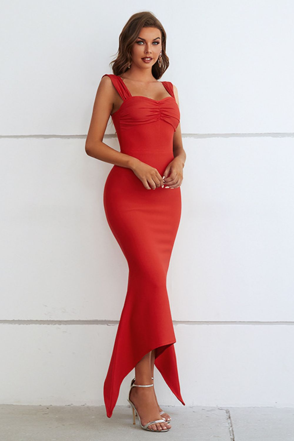 Ruched Hem Detail Dress