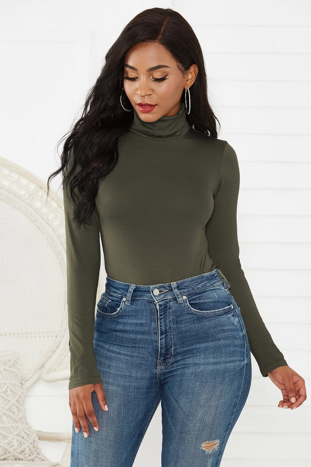 Turtleneck Bodysuit
