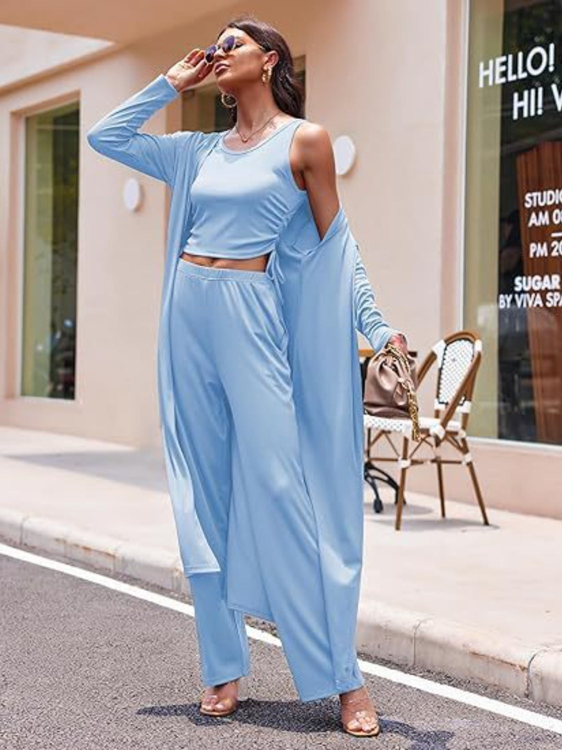 Drawstring Tank & Pants Set
