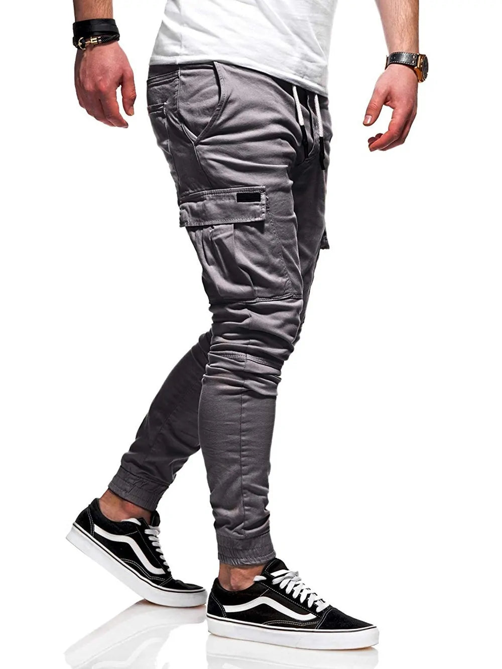 Multi-Pocket Cargo Joggers