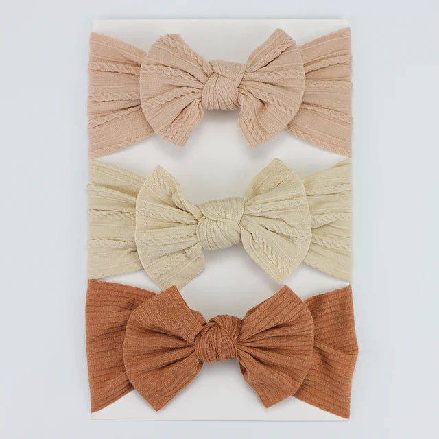 Girl's 3-Piece Bow Set