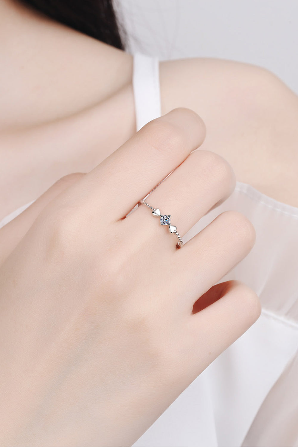 Heart Sterling Silver Ring