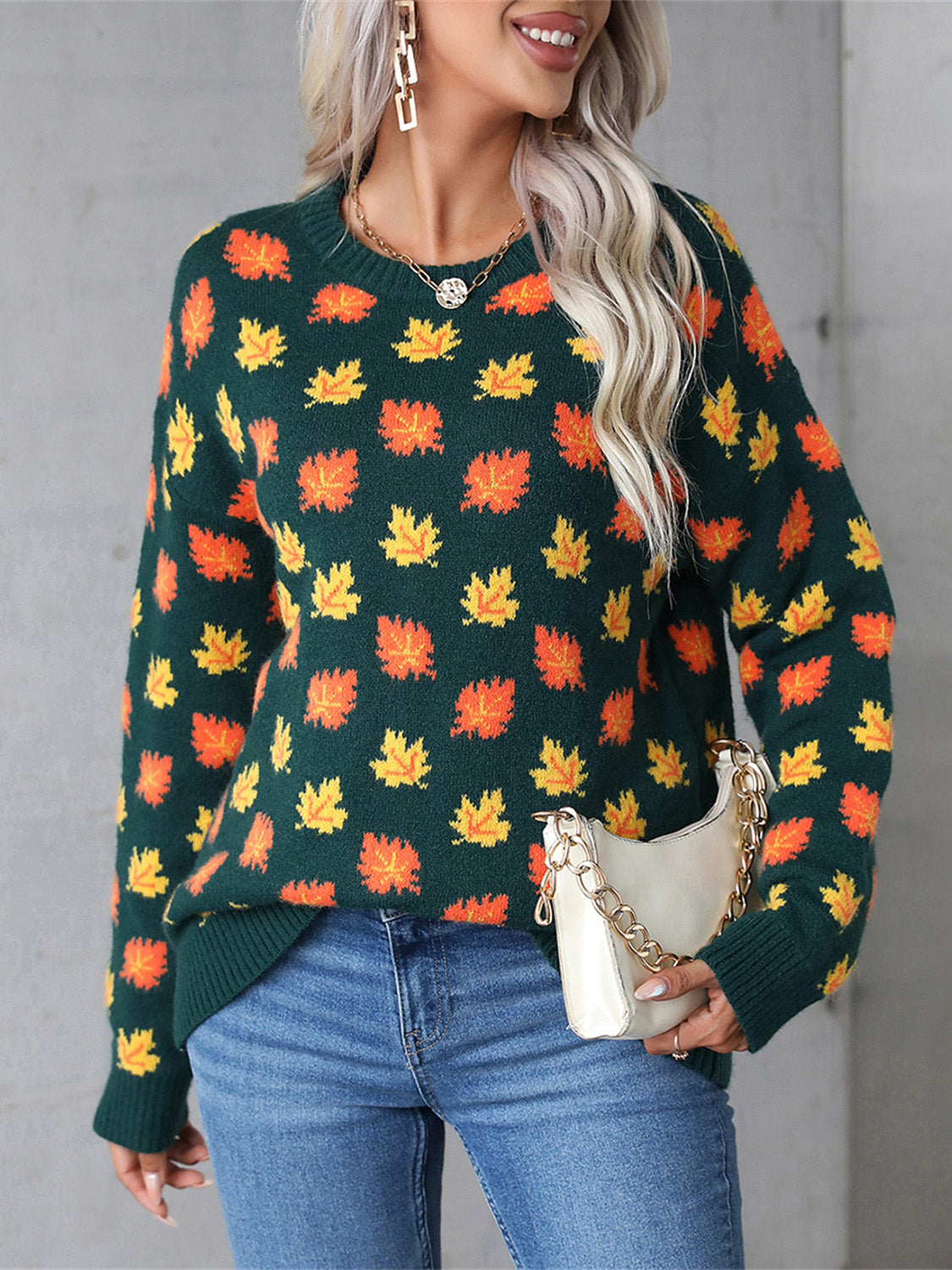 Maple Leaf Sweater