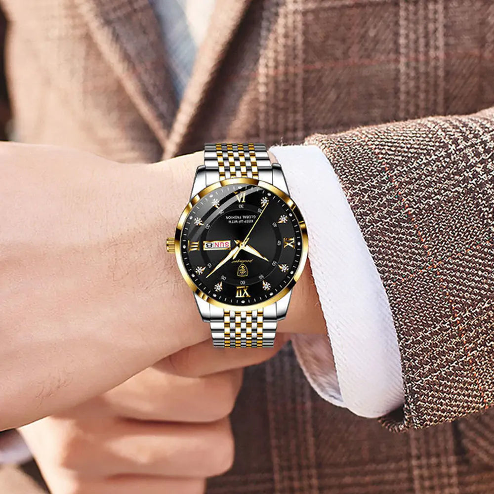 Sleek Stainless Steel Watch