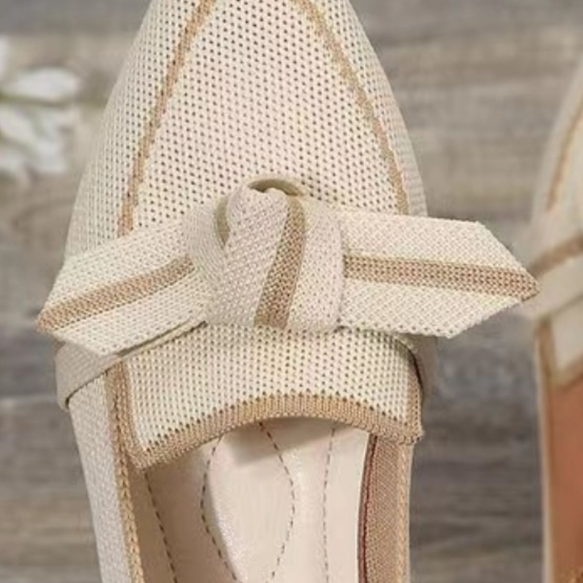 Blue Bow Loafers