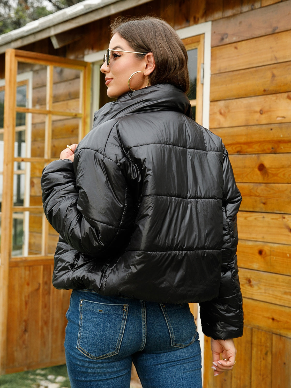 High Neck Puffer Jacket