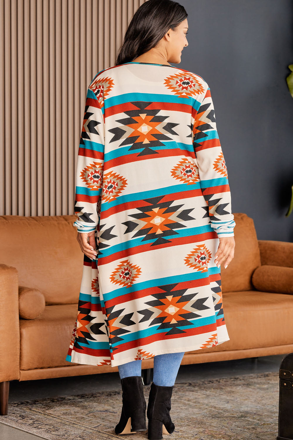 (PS) Geometric Cardigan