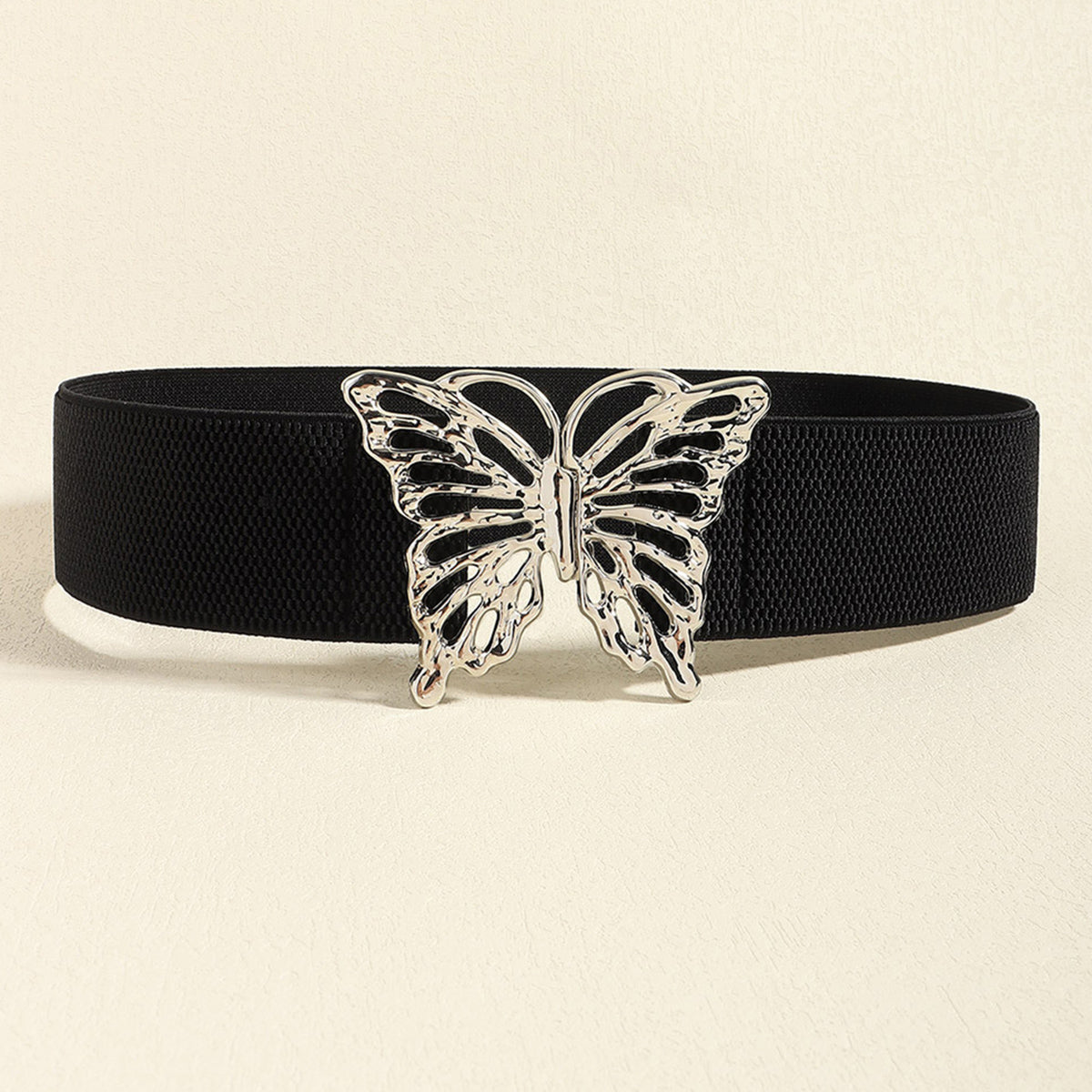 Butterfly Buckle Elastic Belt