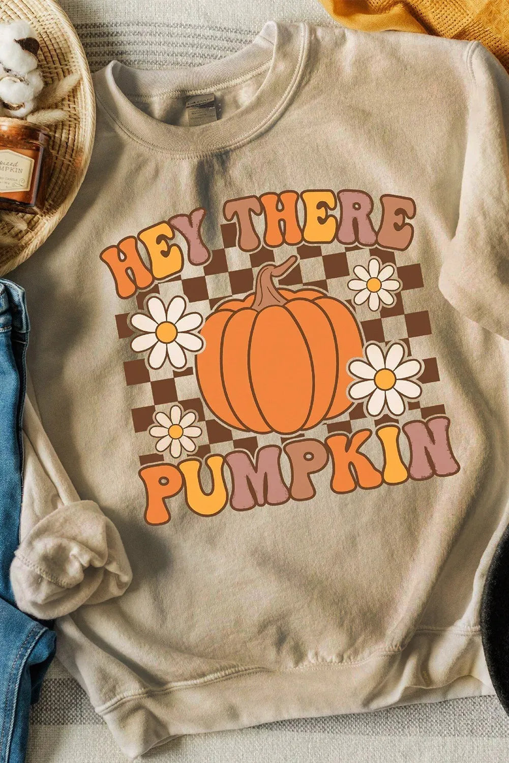 Pumpkin Graphic Sweatshirt