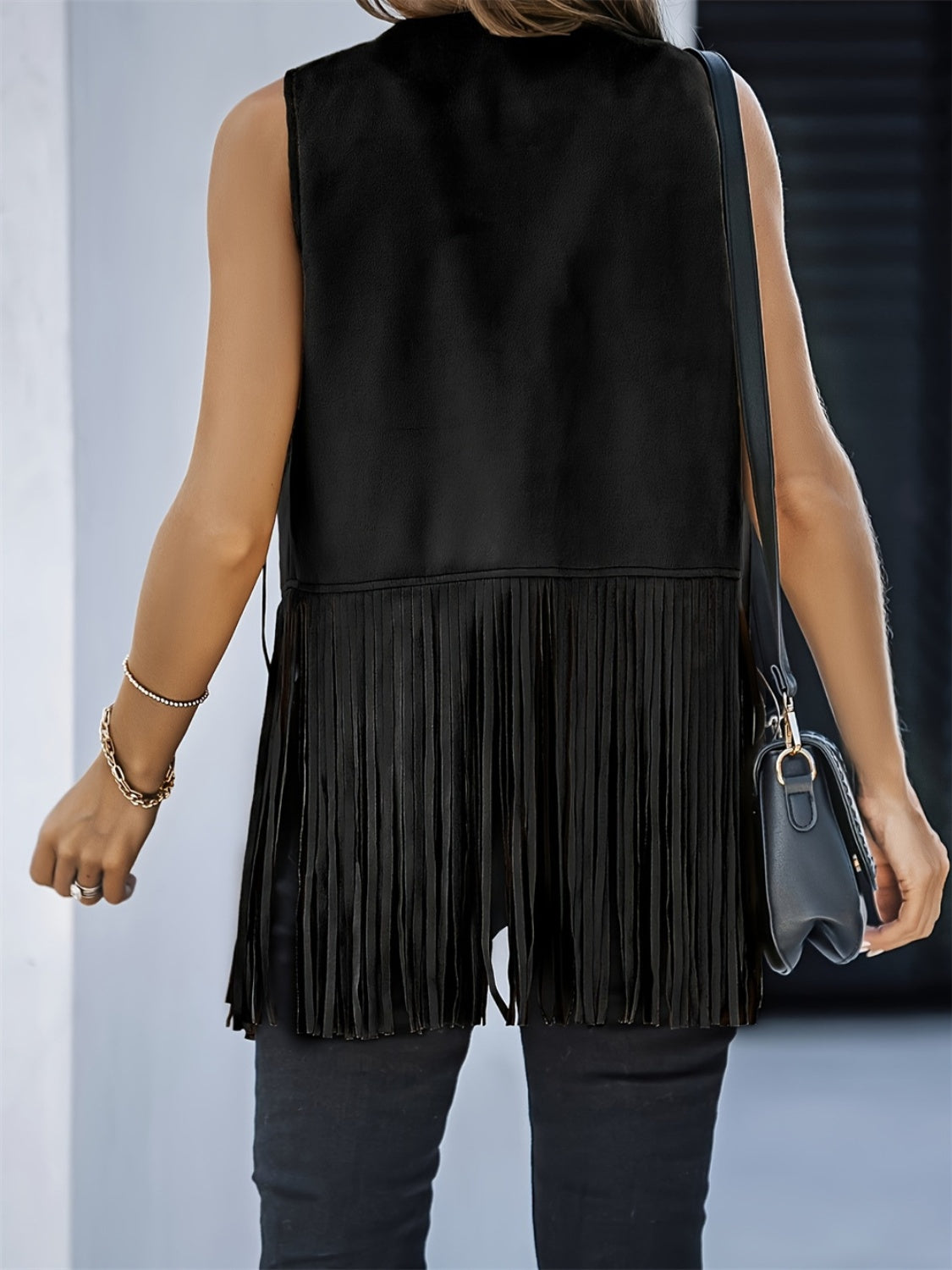 Fringe Vest Coat