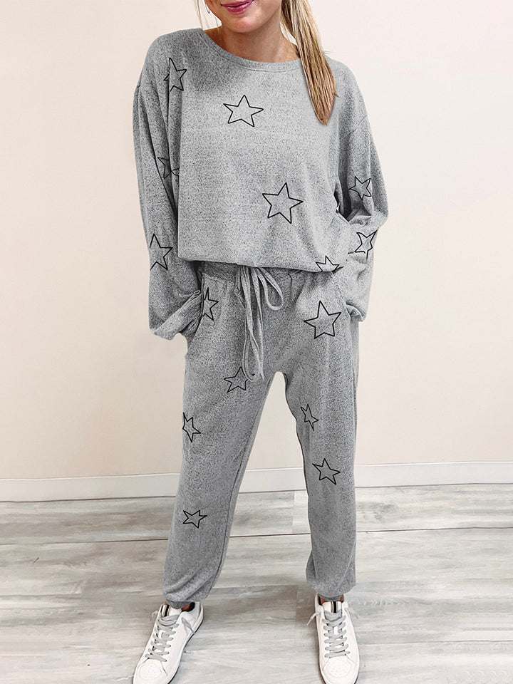 Star Top & Pants Lounge Set