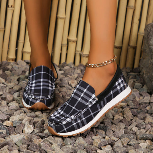 Plaid Slip-Ons