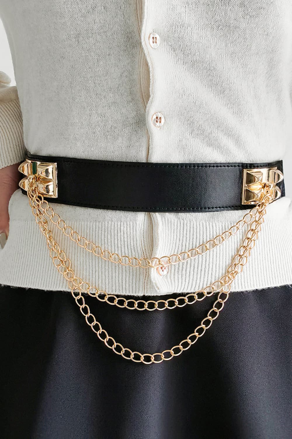Elastic Belt w/ Chain