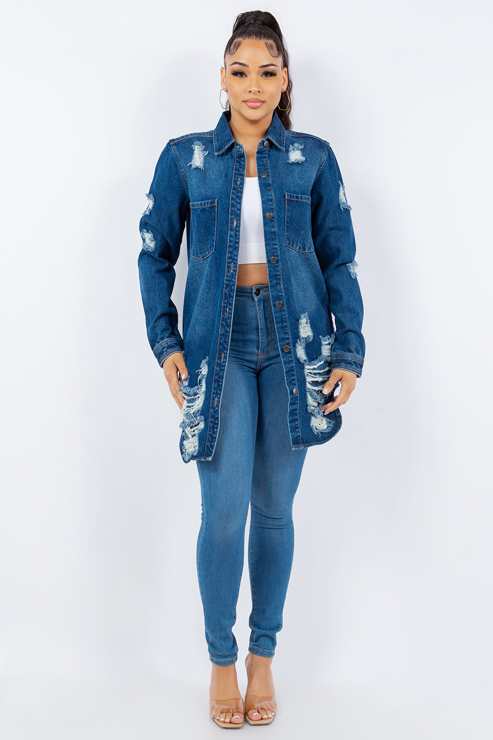 Deep Blue Denim Jacket