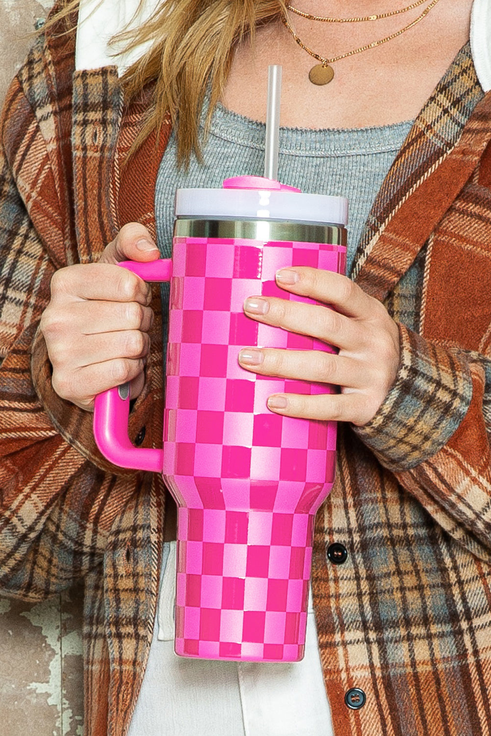 Checkered Tumbler (40oz)
