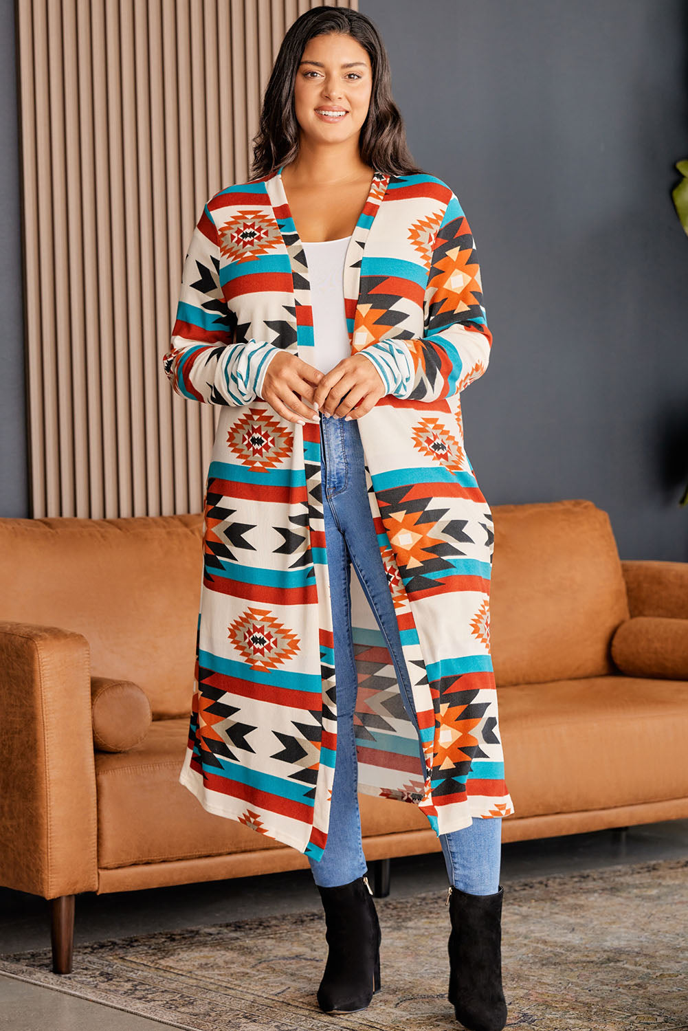 (PS) Geometric Cardigan