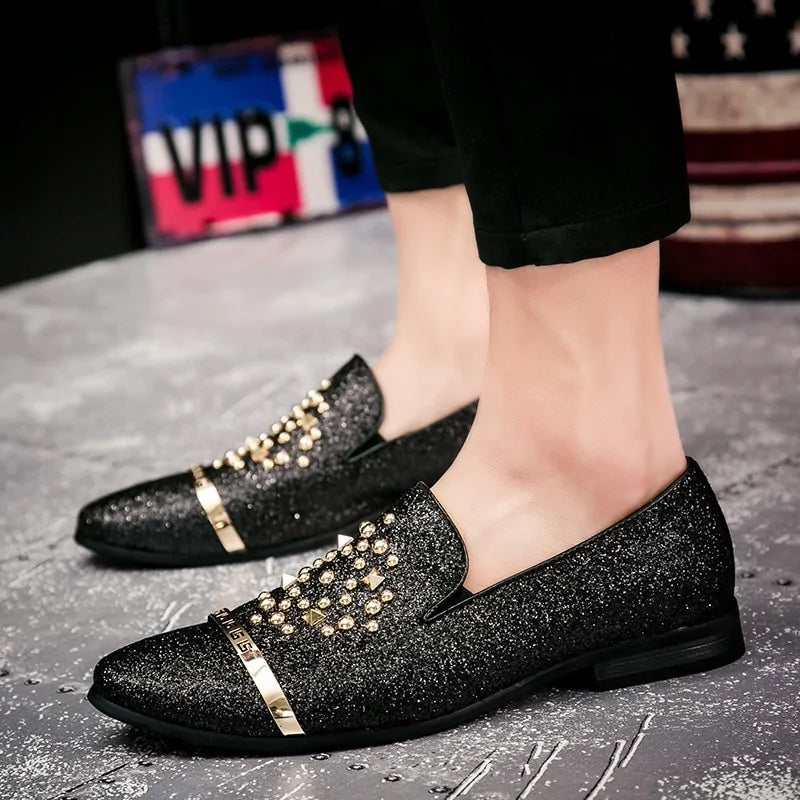 Diamond Rhinestones Loafers