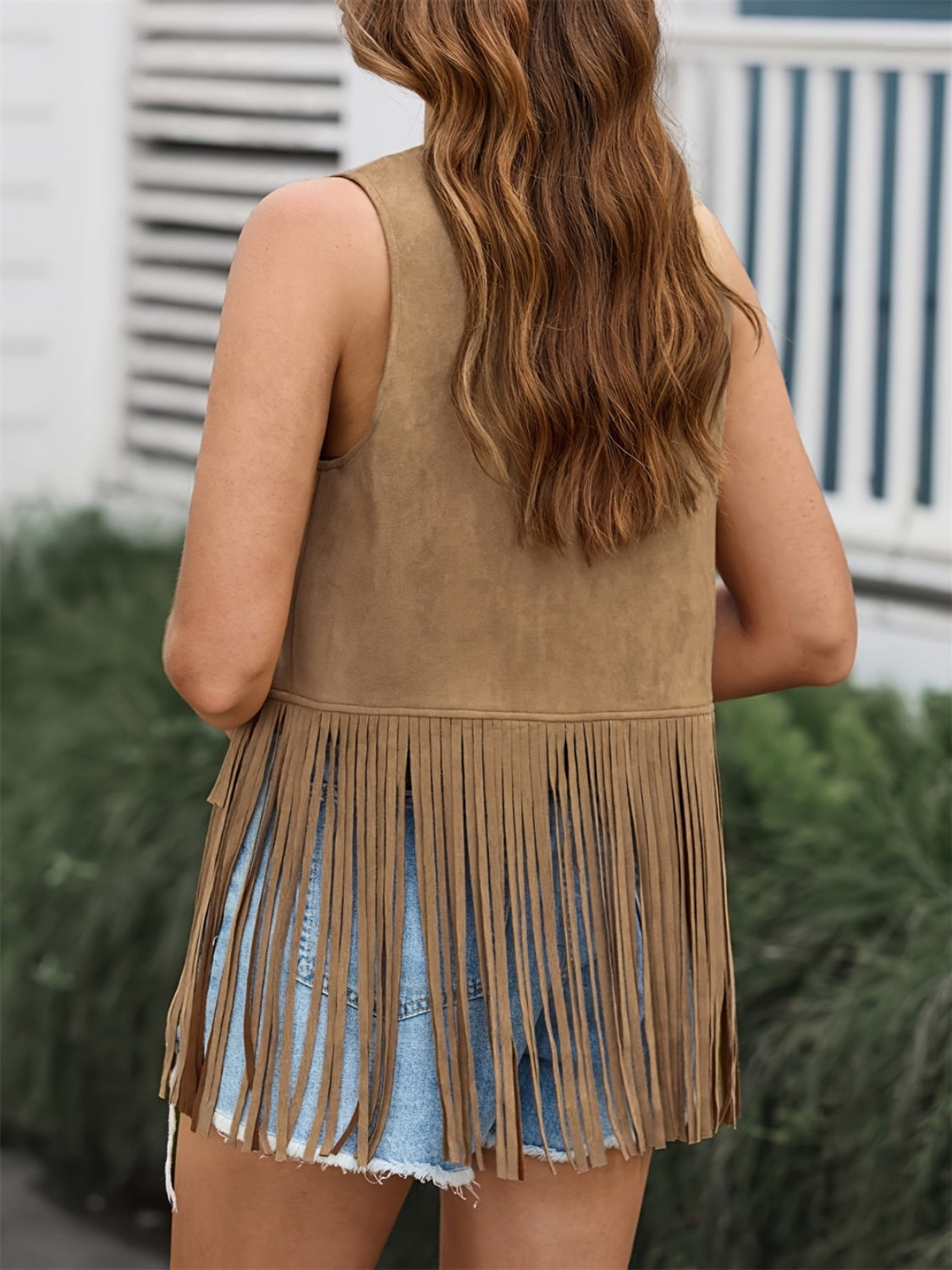 Fringe Vest Coat