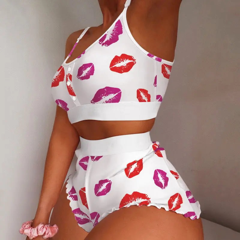 Printed Pajama Set