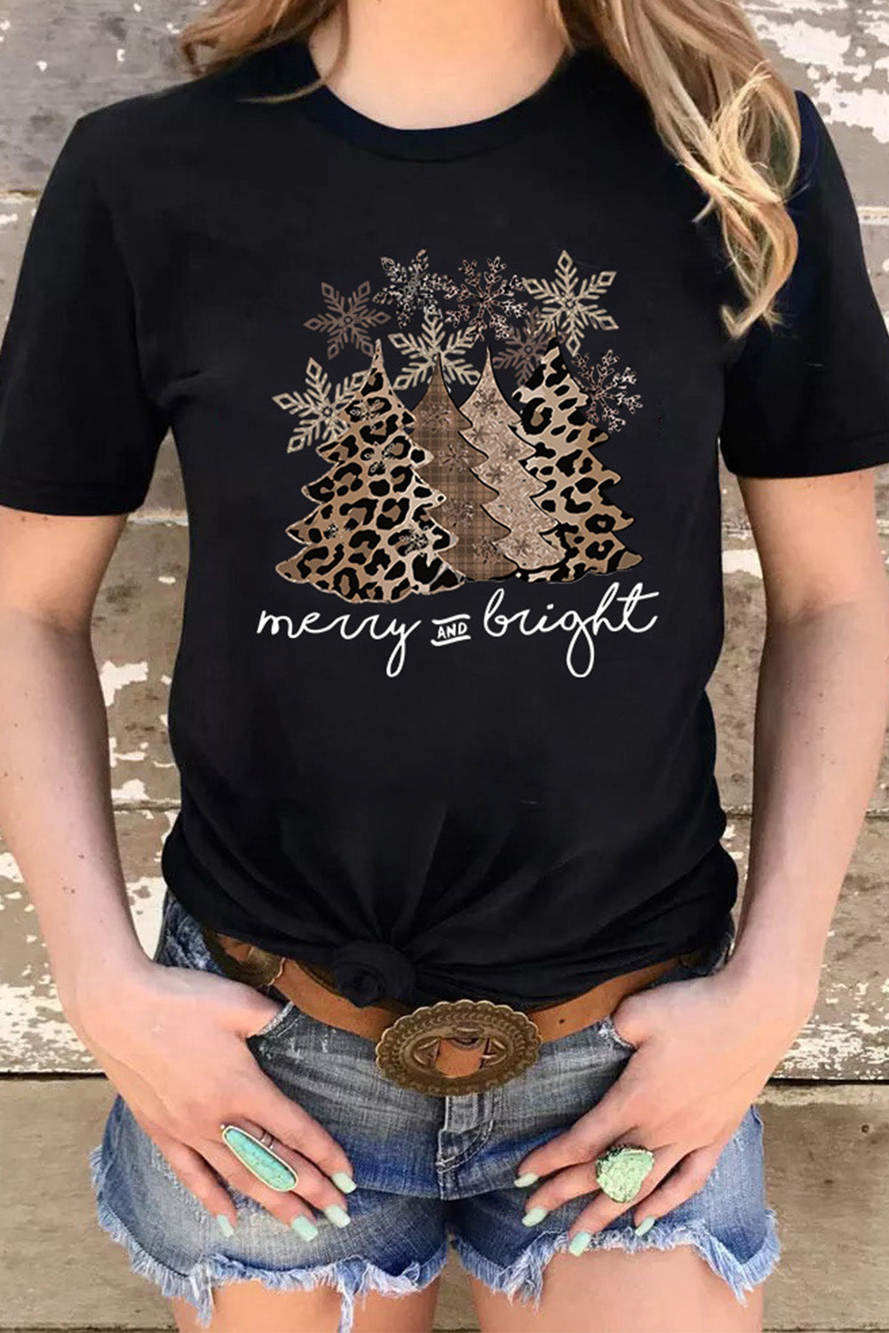Leopard Christmas Graphic