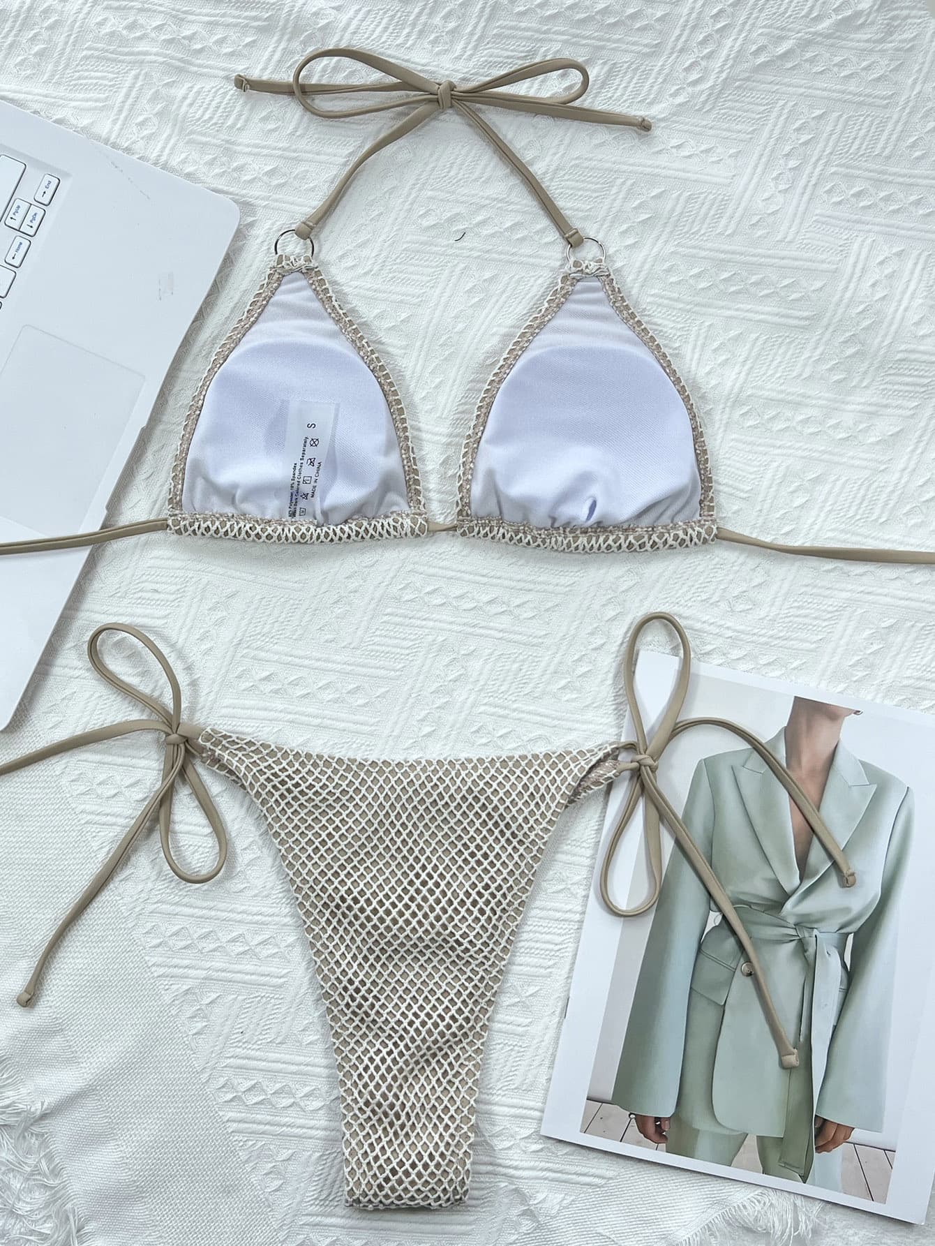 Tie Back Bikini Set