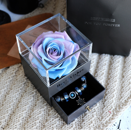 Eternal Flower Jewelry Box Gift Set