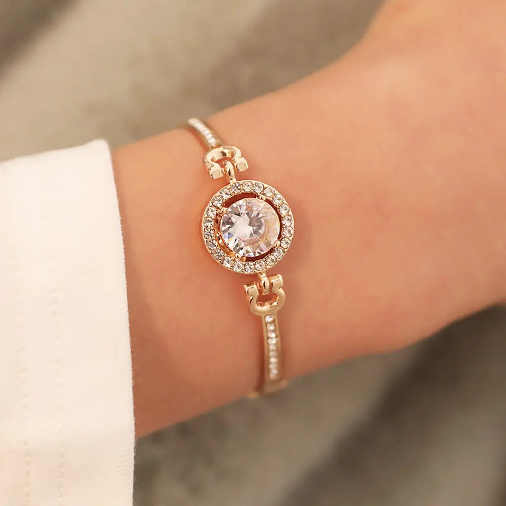 Rose Gold Wristwatch Set